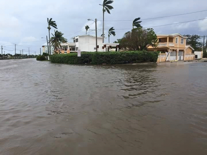 SCN Center in Belize after hurricane
